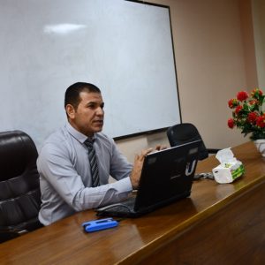 A training course at the College of Agriculture on methods of combating perennial jungles.