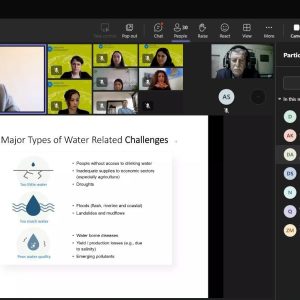 A faculty member from the College of Agriculture attends the proceedings of the virtual symposium on water resource management in Germany and Iraq.