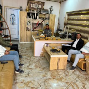 ضمن سلسلة الزيارات العلمية والورش العملية التي تجريها كلية الزراعة لطلبتها.