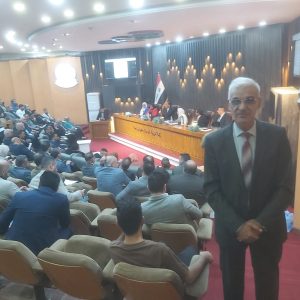 تدريسي من كلية الزراعة يشارك في ورشة عمل وزارية لتطبيق مسار بولونيا .