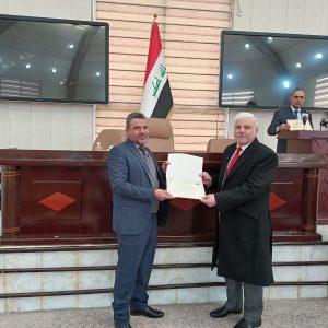مشاركة تدريسسيان من كلية الزراعة في معــرض براءات الاختراع والنماذج الصناعية السابع