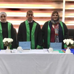 تدريسي من كلية الزراعة عضوا لجنة مناقشة رسالة ماجستير جامعة بغداد.